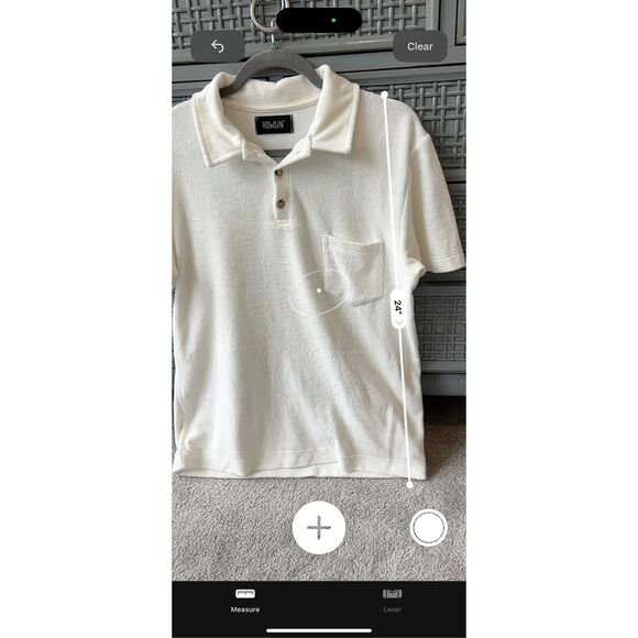 Howlin' Off-White Mr. Fantasy Polo, $175 Med G39 - Picture 6 of 8